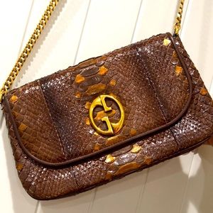 Gucci Python Mormont Rare Like New Vintage